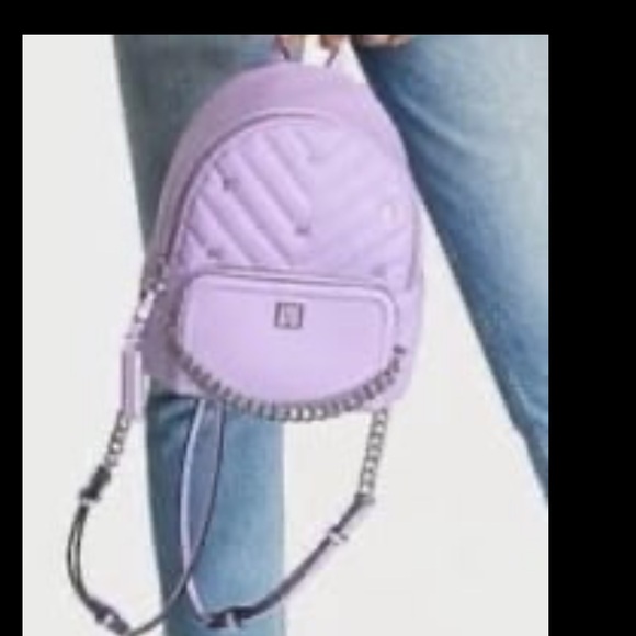 Va hard case wheelie carryon luggage backpack wallet short heart robe tote lilac - Picture 7 of 14